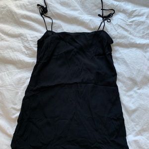 Black Mini reformation dress